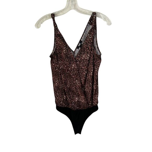 NWOT Paige Brown Nadynne Animal Print Sleeveless Bodysuit – Sz XS - Picture 5 of 7